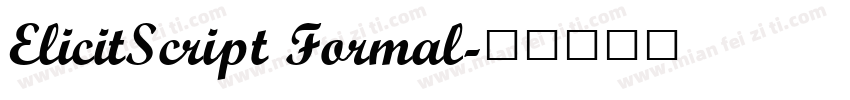 ElicitScript Formal字体转换